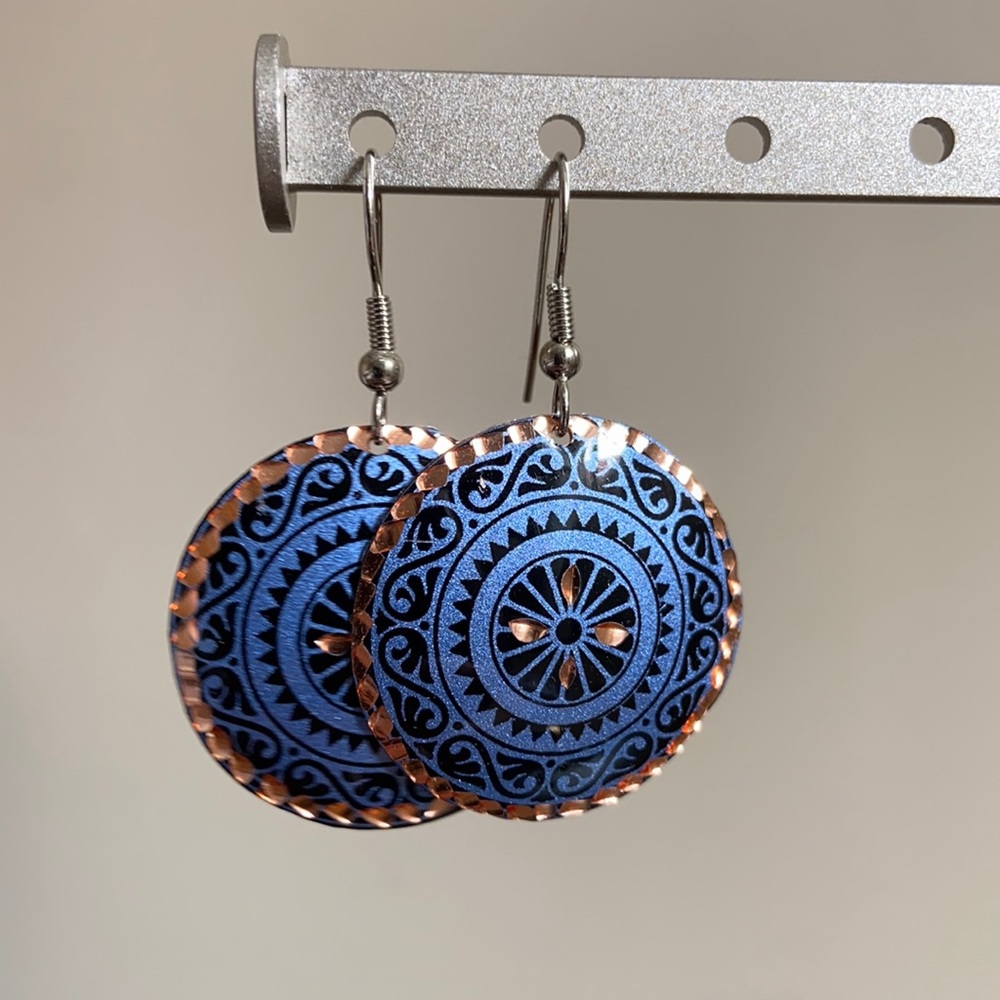 Handmade Turkish Copper Earrings